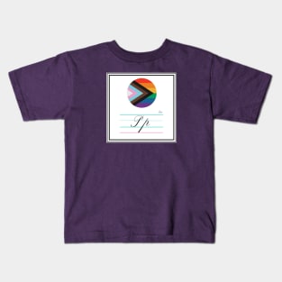 Pride Queer Alphabet Cards Kids T-Shirt